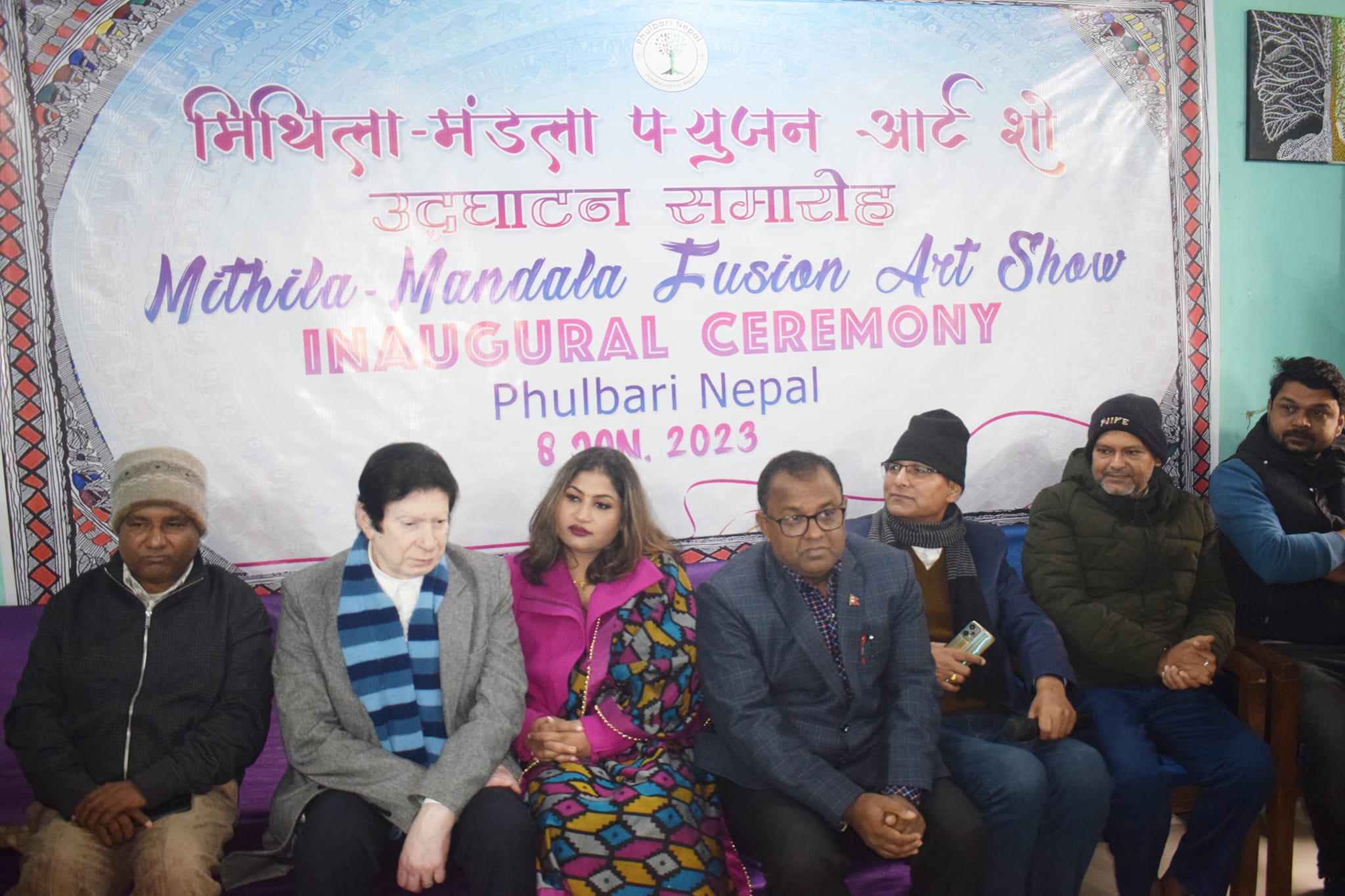 अस्ट्रेलिया निवासी चित्रकार शिल्पी साहले गरिन् मिथिला–मण्डला आर्ट शो
