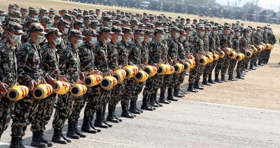 एकैपटक ५ सय ५५ वटा मादल बजाएर नेपाली सेनाद्वारा विश्व कीर्तिमान कायम