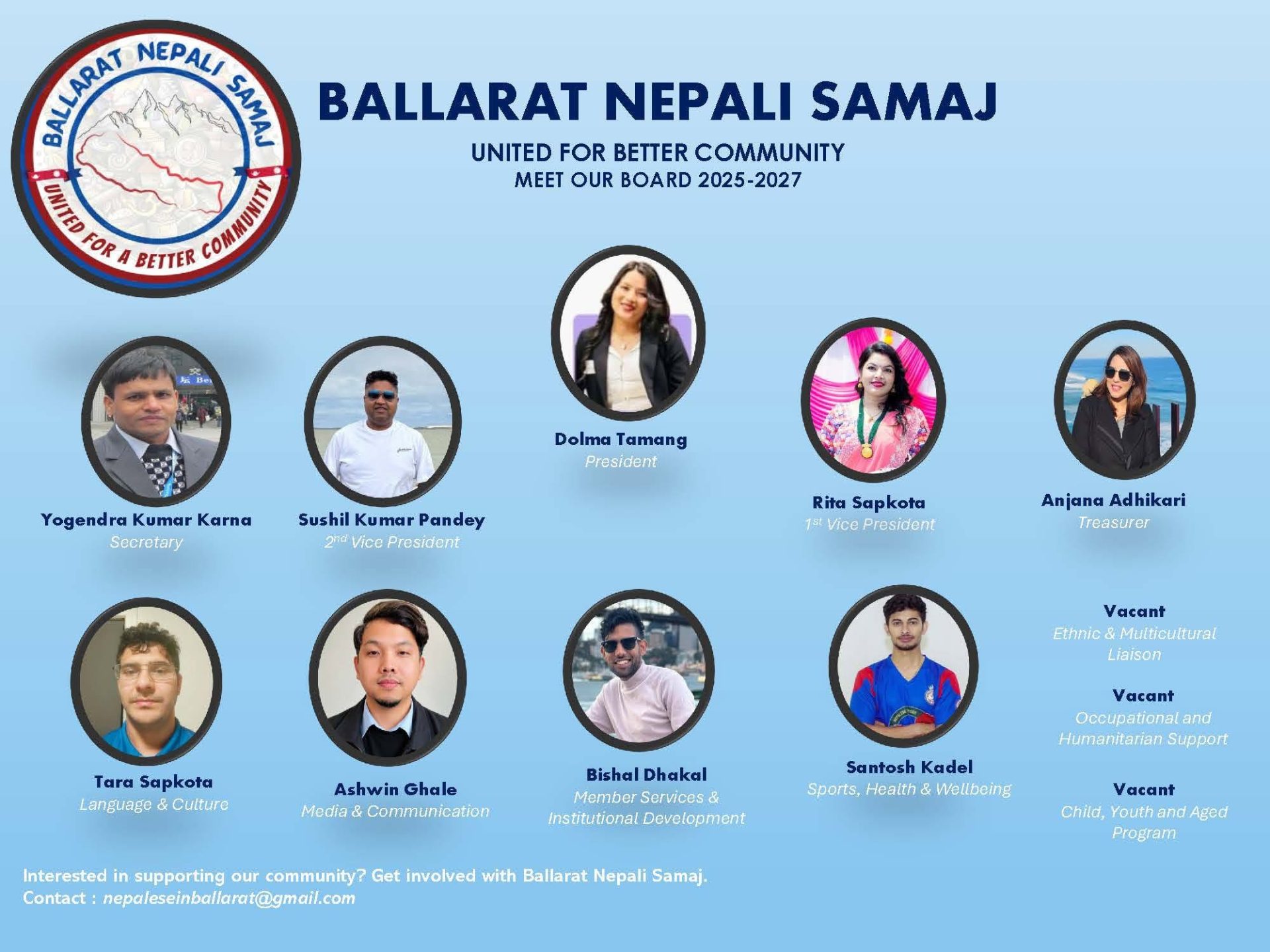 New Committee Takes the Reins at Ballarat Nepali Samaj