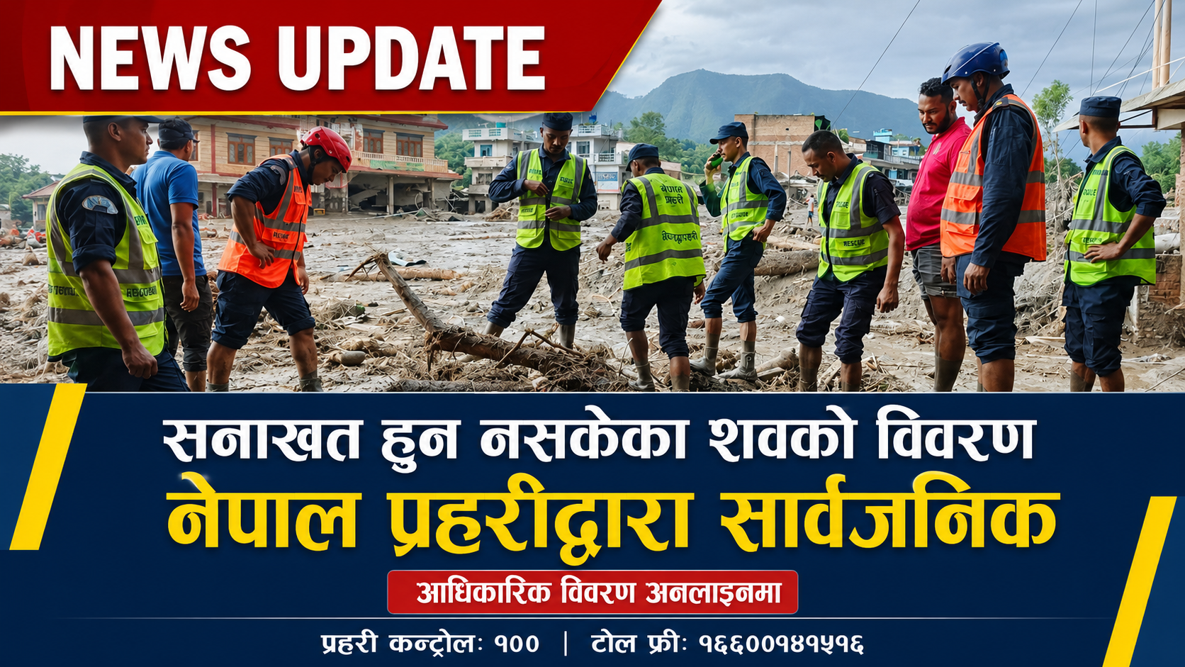नेपाल प्रहरीले सार्वजनिक गर्‍यो पहिचान नखुलेका शवहरूको विवरण, आफन्त हराएका परिवारलाई हेर्न आग्रह